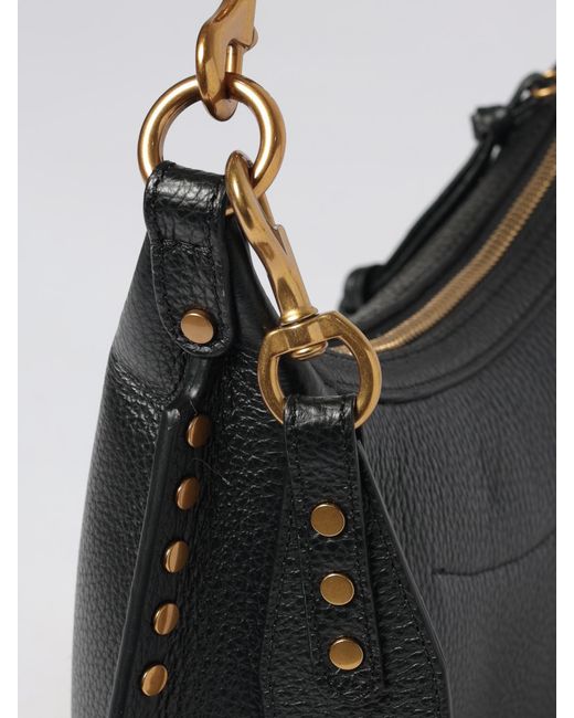 Isabel Marant Black Naoko Grained Leather Bag