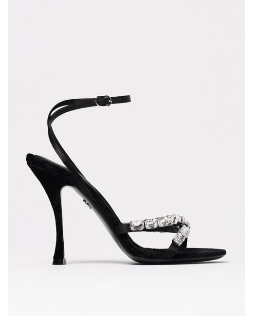 Dolce & Gabbana White Sandalen Mit Absatz Damen