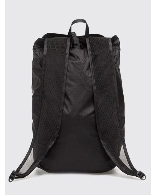 Roa Black Vaphi 15L Ripstop Packable Nylon Backpack With Logo for men