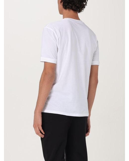 HUGO White Tshirt Regular Fit Crew Neck for men
