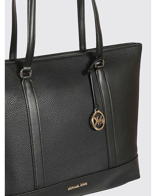 Michael Kors Black Grained Leather Bag