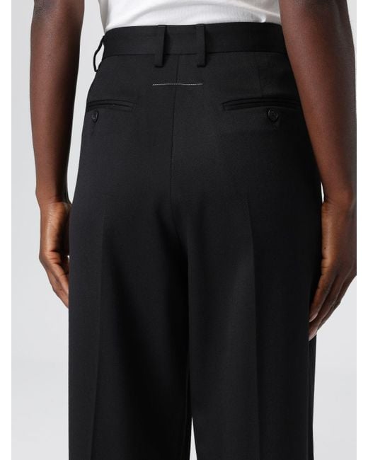 Pantalone di MM6 by Maison Martin Margiela in Black