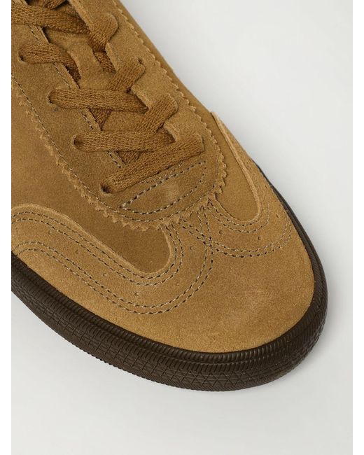 Veja White Volley Suede Sneakers for men