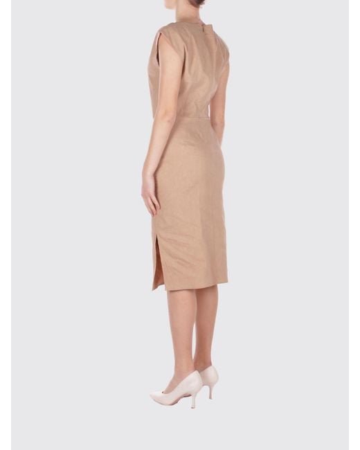 Pinko Natural Alissa Midi Dress