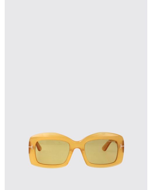 Tom Ford Yellow Ft1218 Venetia Acetate Sunglasses