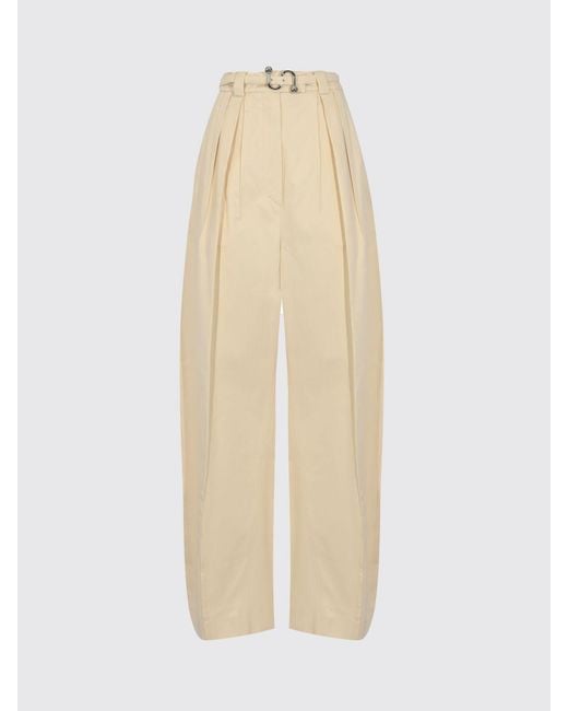 Sportmax Natural Cotton Baggy Trousers