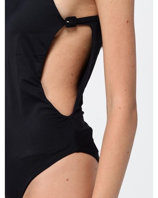 Courreges Black CourrÈ Ges Swimsuit