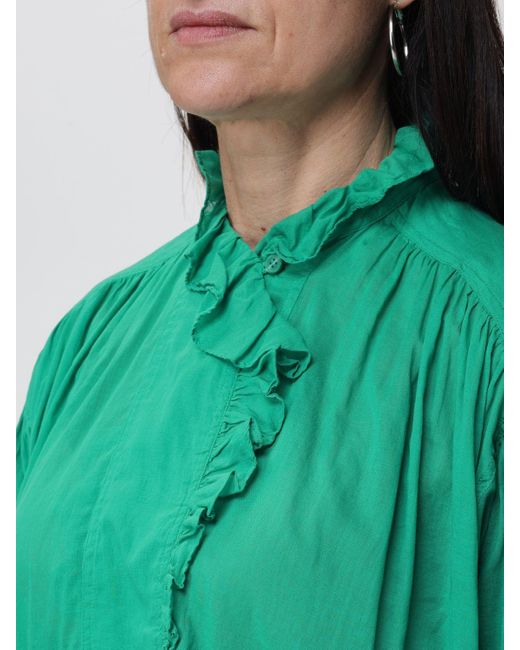Blusa in cotone di Isabel Marant in Green