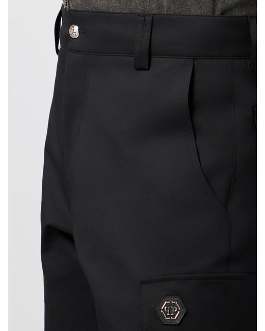 Philipp Plein Black Pants for men