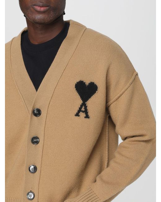 AMI Blue Cardigan for men