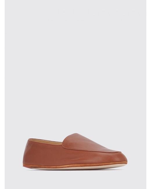 Loro Piana Brown Nappa Loafers for men