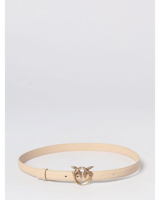 Pinko Natural Love Berry Leather Belt