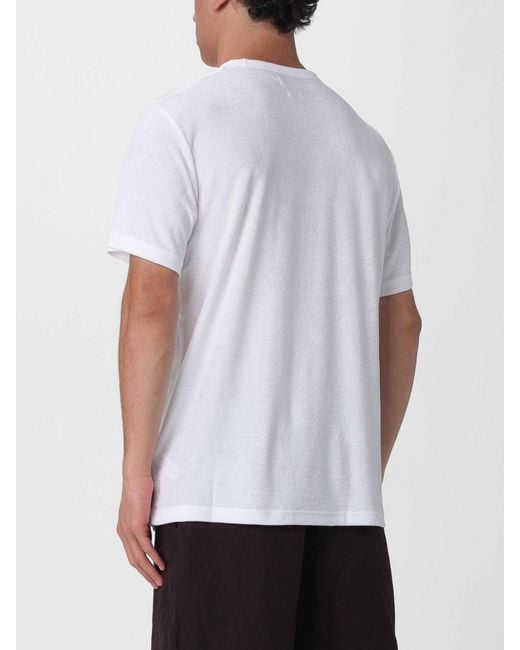 Mc2 Saint Barth White Basic Cotton T-Shirt for men