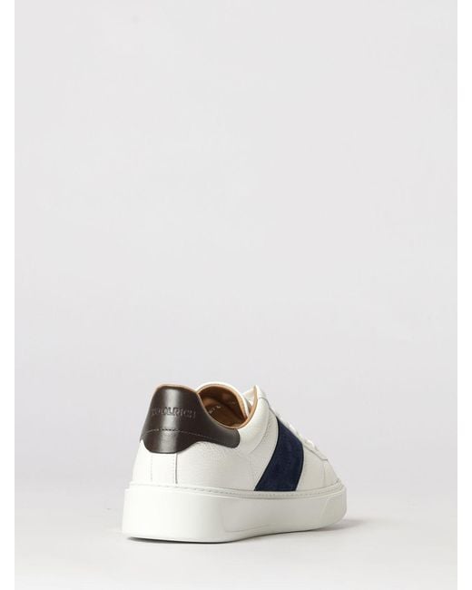 Woolrich White Leather Sneakers for men