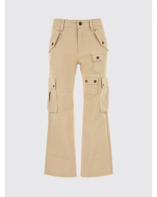 Isabel Marant Natural Josine Cotton Cargo Trousers