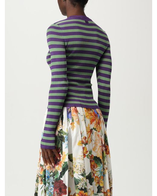 Maglione A Righe di Dolce & Gabbana in Purple