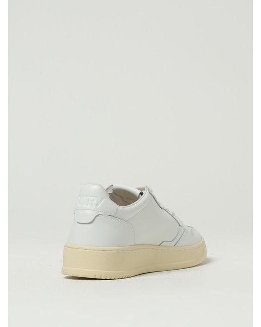 Autry Natural Medalist Leather Sneakers for men