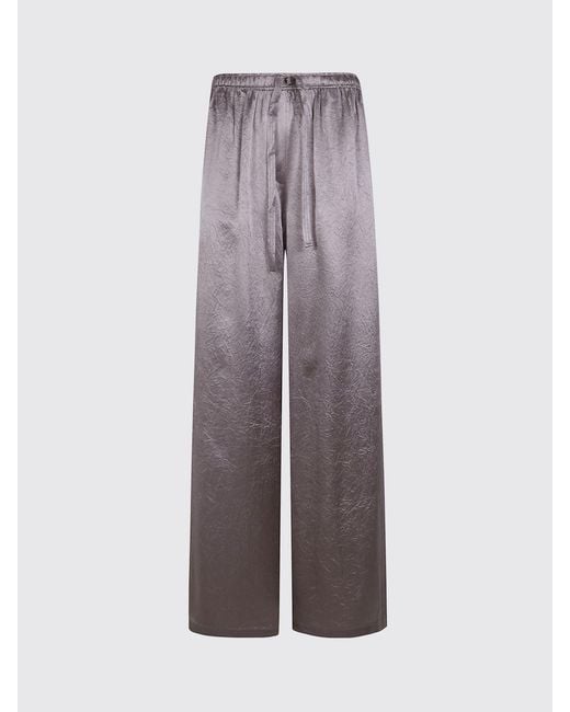 Filippa K Brown Satin Drawstring Trousers