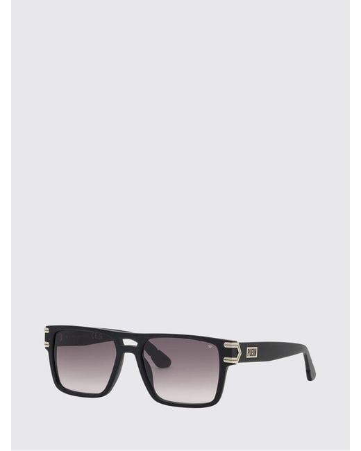 Philipp Plein Gray Sunglasses for men