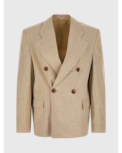 Séfr Natural Double-Breasted Blazer for men