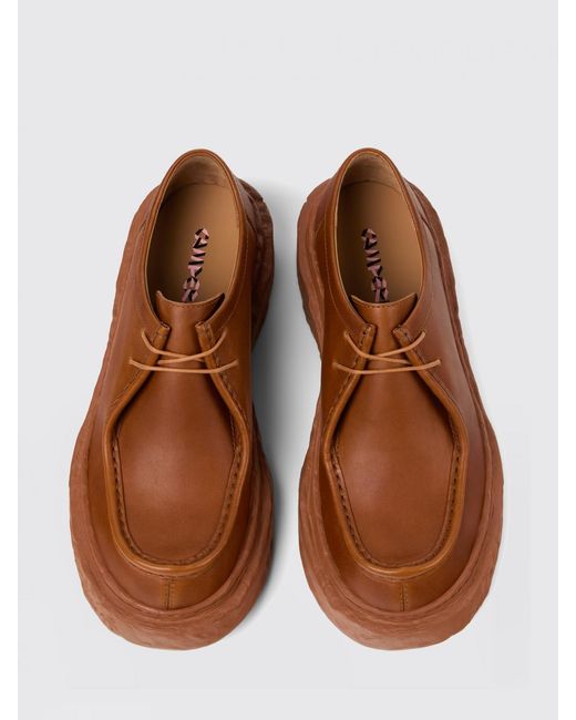 CAMPERLAB Brown Vamonos Leather Derby for men
