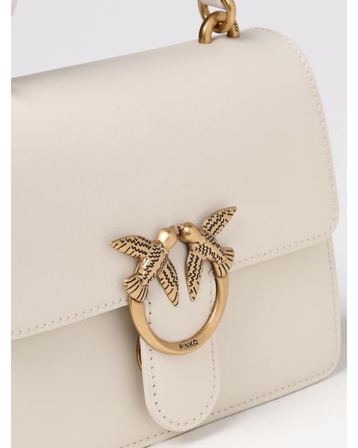 Pinko Natural Mini Love Bag One Leather Bag