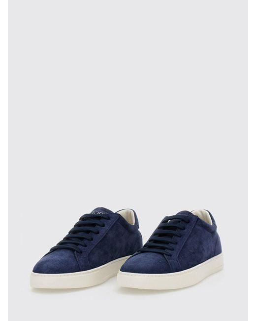 Tod's Blue Suede Sneakers for men