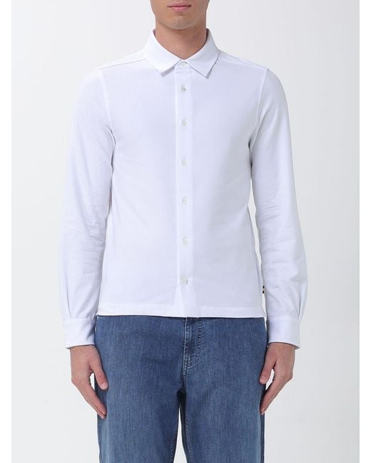 K-Way White Basic Shirt for men