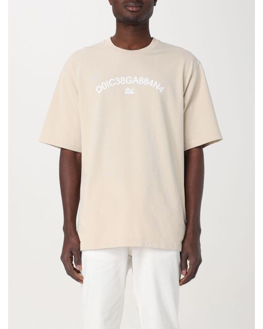 Dolce & Gabbana T-shirt in Natural für Herren