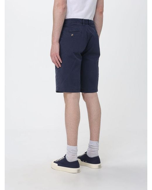 Blauer Blue Stretch Cotton Chino Shorts for men