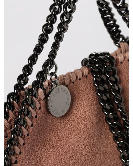 Stella McCartney Natural Falabella Synthetic Suede Micro Tote Bag