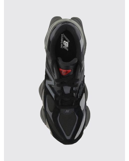 New Balance Black 9060 Suede And Mesh Sneakers With A Chunky Sole for men