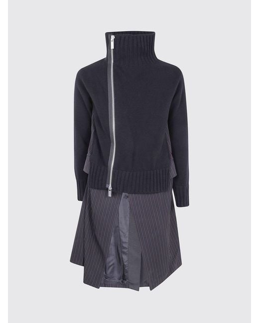 Sacai Blue Coat for men
