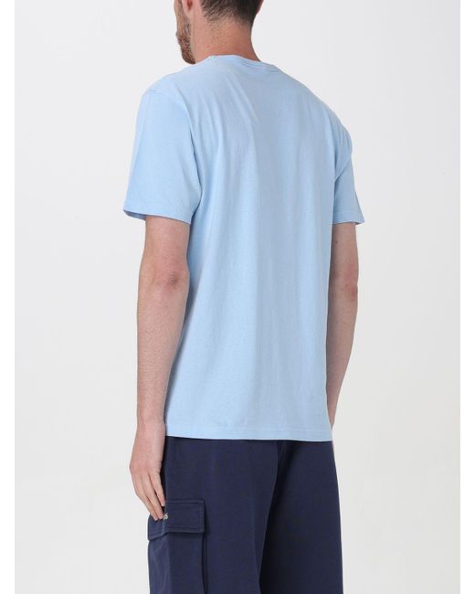 T-shirt in cotone di Mc2 Saint Barth in Blue da Uomo