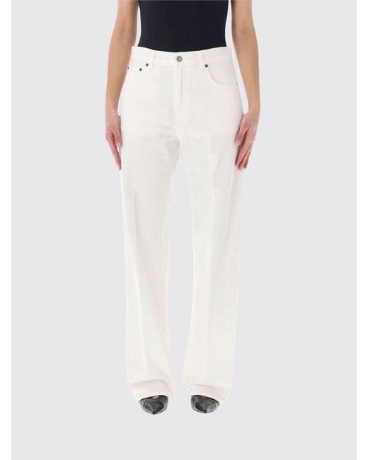 Haikure White Regular Fit Denim Jeans