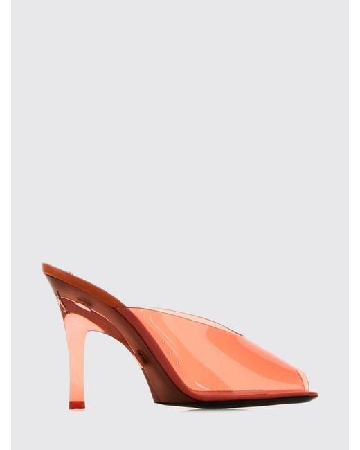 Saint Laurent Pink Sabrina High Stiletto Heeled Mules