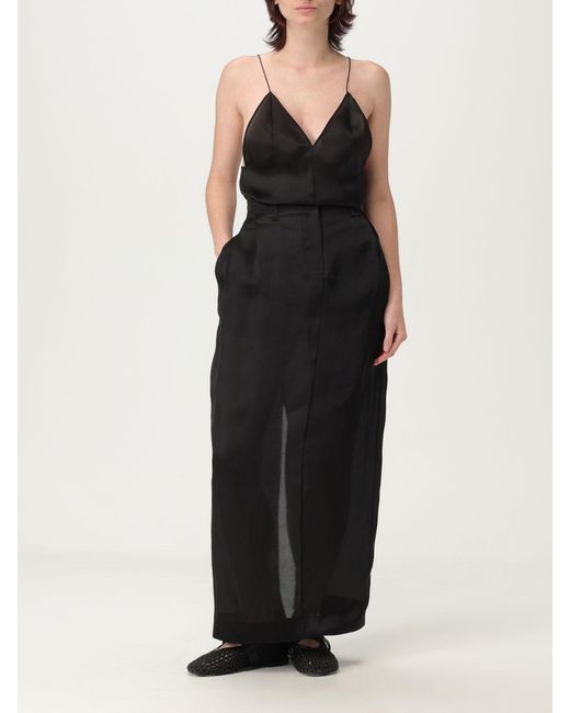 Khaite Black Skirt