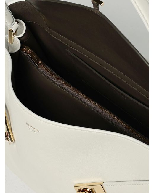Borse A Tracolla Donna di Ferragamo in Natural