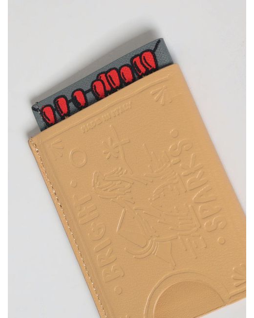Paul Smith Natural Sardines Leather Credit Card Holder for men