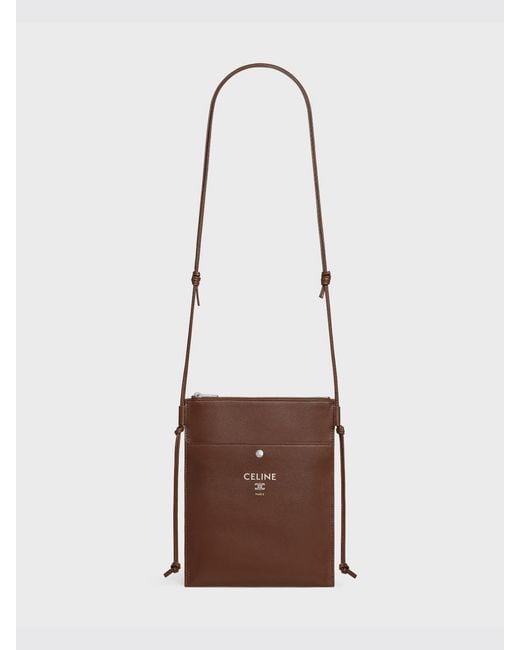 Céline Natural Take Away Leather Bag for men