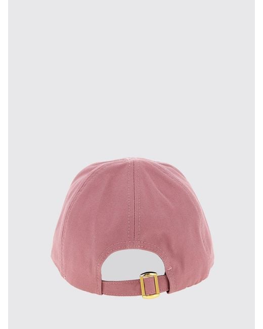 Pinko Pink Cotton Twill Hat