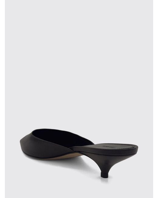 The Row White Heeled Sandal