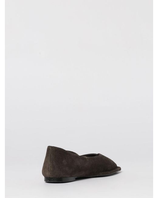 Alohas White Sway Suede Ballerinas