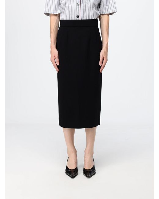 Dolce & Gabbana Black Dolce &Amp Gabbana Skirt