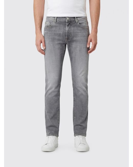 Jacob Cohen Gray Slim Fit Denim Jeans for men
