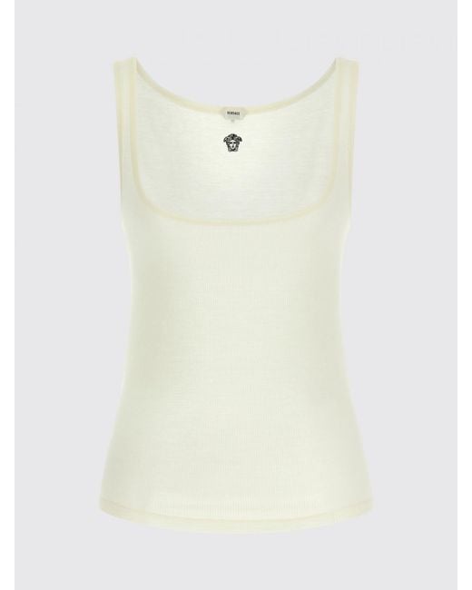 Versace Pink Medusa Virgin Wool Top