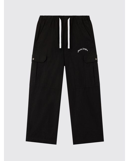 Palm Angels Black Pants for men