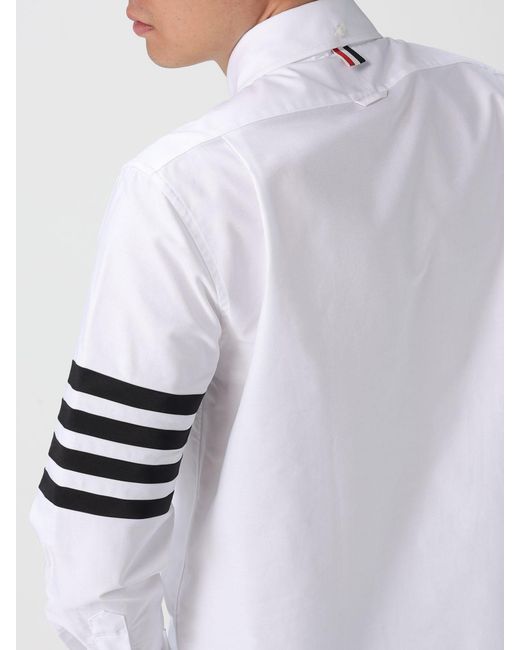 Thom Browne White Cotton Shirt for men