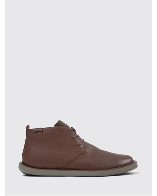 Camper Brown Wagon Leather Ankle Boots for men