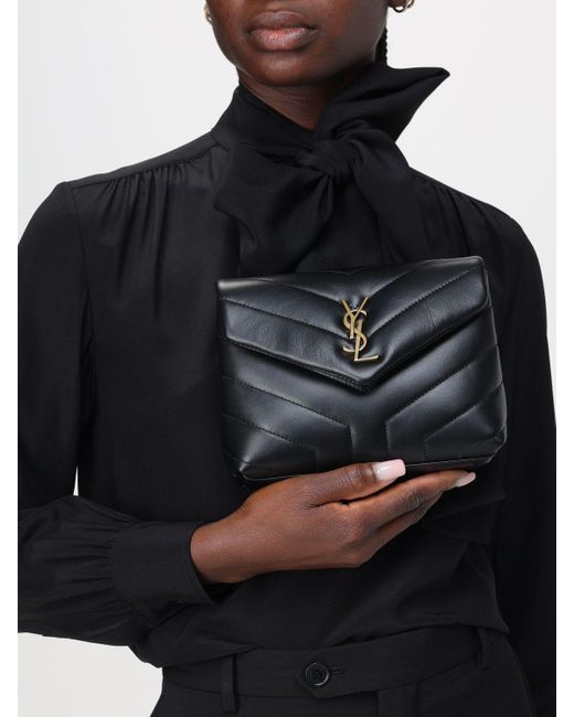 Bolso de hombro Saint Laurent de color Black
